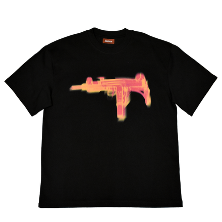 Black/Orange Uzi Tee